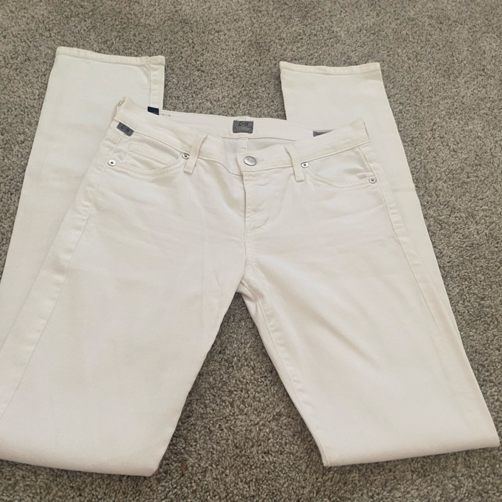Citizens of Humanity 26” x 32” White Denim Jeans